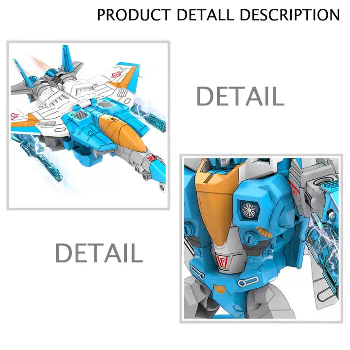 2-in-1 Transforming Robot & Plane Toy - High-Quality Cool Kids Gift