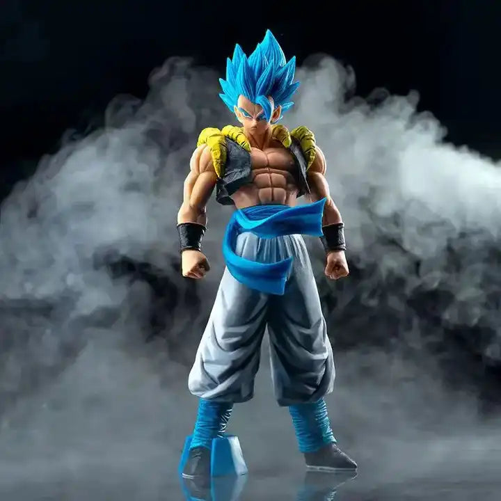 31CM Dragon Ball Z Super Saiyan Blue Gogeta PVC Action Figure - Perfect for Desktop Display & Birthday Gifts