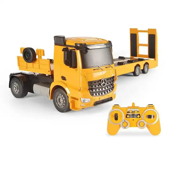 1:20 2.4G Remote Control Flat Trailer - Detachable Flatbed Semi-Hanging Tractor