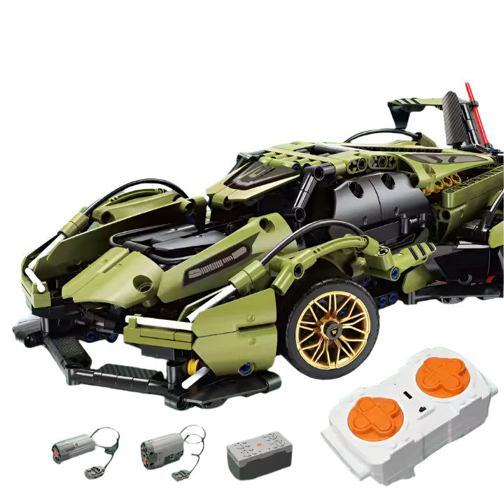 Super Sports Car Building Kit for Boys & Girls Age 8-12, 1:14 Scale MOC Technic Construction Toys for Adults - 1039 Pieces