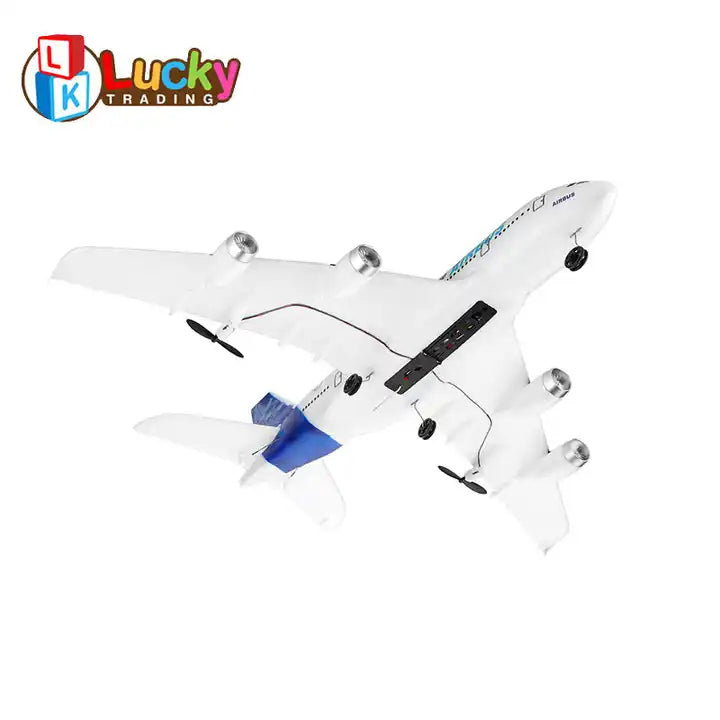 Super 2.4GHz 3CH 6Axis Gyro EPP Airbus A380 RC Airplane - Kids Model Toy