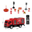 Kids Toy Engineering Construction Truck Play Set - Fire Engine Vehicle with RC Car