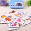 Wooden Alphabet Animal Puzzle Toy Learn ABCs with Fun