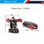 KYK Toy Radio Control Transforming Induction Deformation Robot Car - Remote Control Toy for Kids