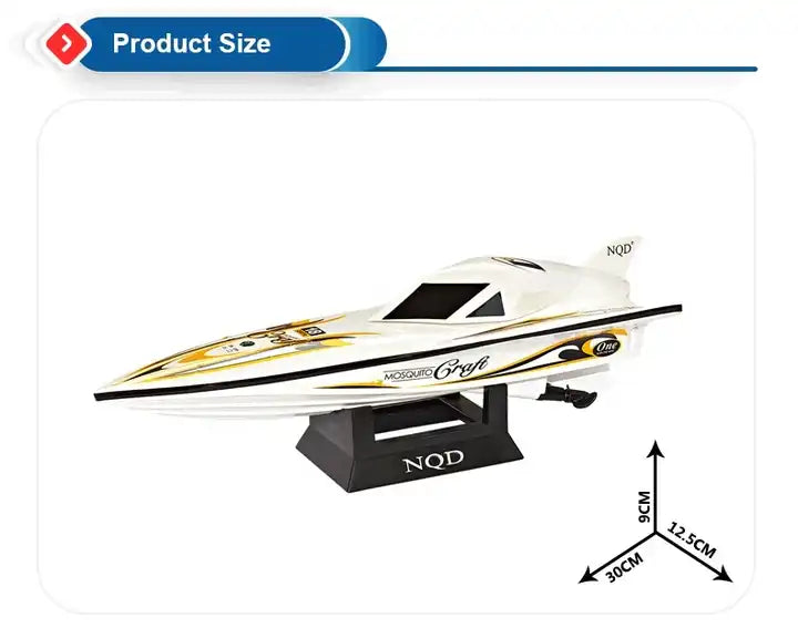 High-Speed 2.4GHz RC Sports Boat - Remote Control Racing Toy for Kids