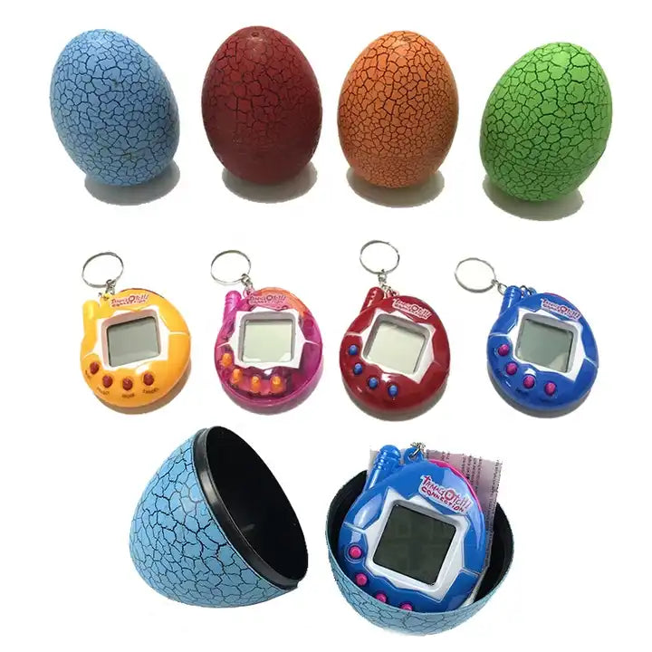 Samtoy Custom Mini Classics Handheld Game Machine | Virtual Pet Electronic Pets in Toy Eggs for Kids