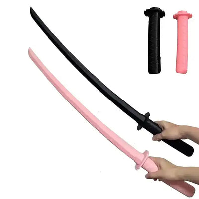 King World Retractable Samurai Sword Toy Gravity Simulated Telescopic Knife Model for Kids