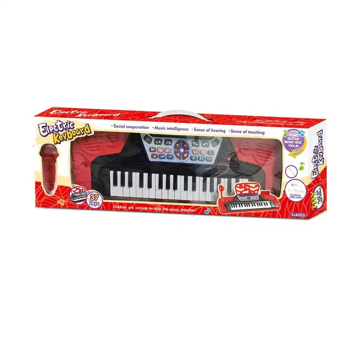 Multi-Function 37 Keys Keyboard – Electronic Piano Musical Instrument Toy for Children