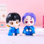 6PCS Mystery Blind Box Set Toys Blue Lock Resin Isagi Yoichi Chigiri Hyoma Anime Figure Mini Figurine Blind Box Set