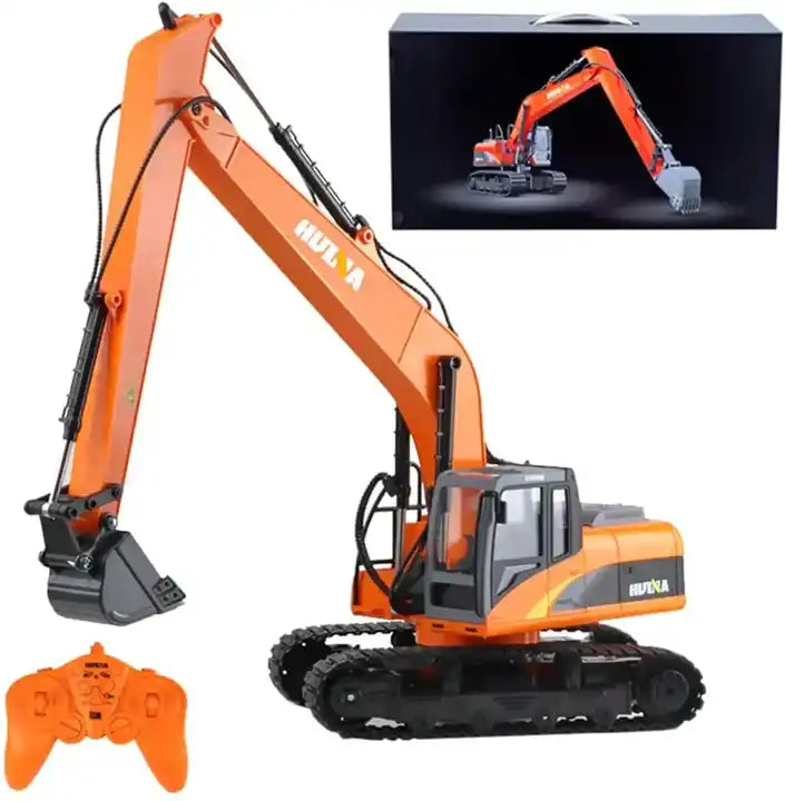 Remote Control Dump Truck - Hydraulic Excavator with 15 Channels for Kids