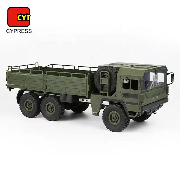 1/16 Scale Military Truck - 2.4G Off-Road Rock Crawler RC Car