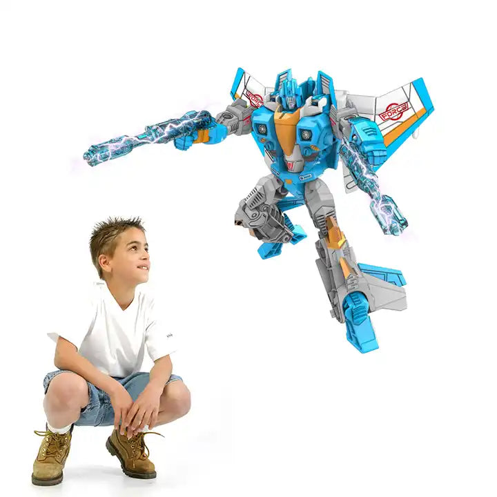 2-in-1 Transforming Robot & Plane Toy - High-Quality Cool Kids Gift