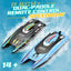 2.4G High-Speed RC Racing Speedboat - 4-Channel Electric Remote Control Boat with Double Paddles for Kids