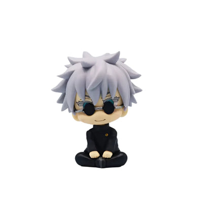 21 Styles Manga Figurine Statues - Jujutsu Kaisen Blue Lock Demon Slayer Uzumaki Q Ver. Sitting PVC Anime Figure Model Toys Dolls