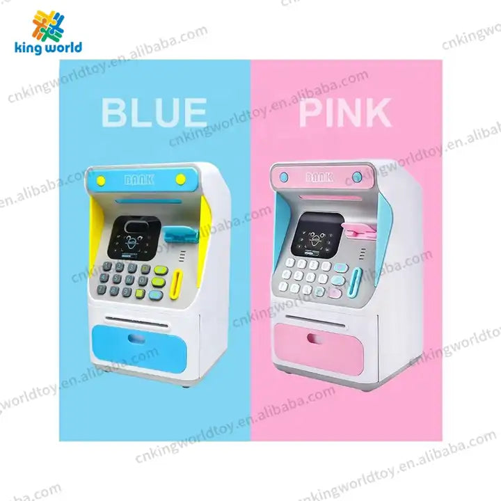 Simulation Electronic Password Mini Money Box | Face Recognition ATM Machine Toy Piggy Bank