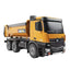 High-Quality Remote Control Dump Truck - Alloy Diecast Model with LED Lights