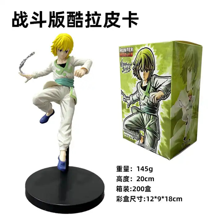 6 Styles Hunter Manga Figurine Statues - HXH Battle Ver. - Killua Zoldyck Hisoka Chrollo Lucilfer Kurapika Illumi PVC Anime Figure