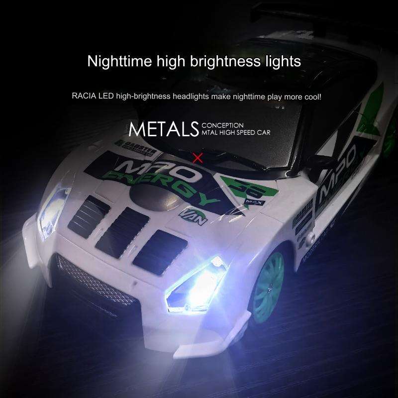 New Design High-Speed 1:24 2.4G Remote Control Vehicle – 15KM/H Electric Mini Drifting RC Car with LED Lights