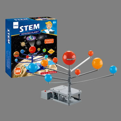 Zhorya DIY Educational STEM 3D Projector Planets Solar System Toy