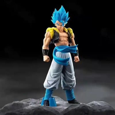 31CM Dragon Ball Z Super Saiyan Blue Gogeta PVC Action Figure - Perfect for Desktop Display & Birthday Gifts