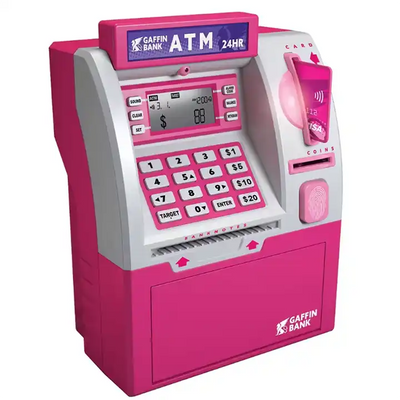 Newest Cash Coin Money Bank | Electric Fingerprint Recognition Unlock | ATM Piggy Bank Toy for Children | Perfect Gifts