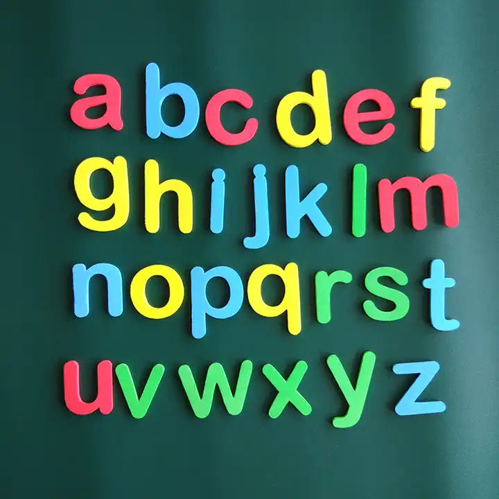 Magnetic Letters Numbers Alphabet Fridge Magnets Colorful Plastic ABC 123 Educational Toy Set