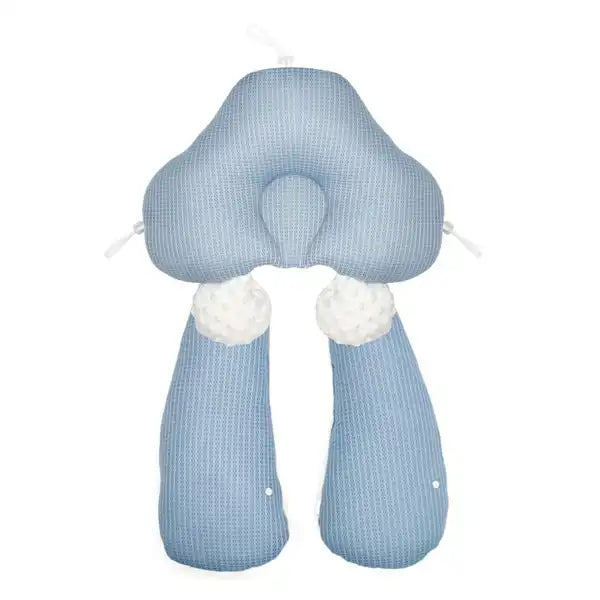 Baby Support Pillow Set with Shaped Head Pillow and Cylindrical Roll – Soft, Comfortable Support for Infants