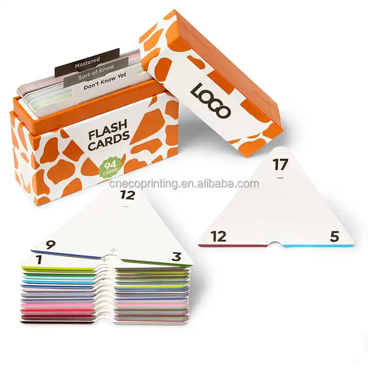 Printing Math Flash Cards: Early Learning Educational Card Games for Kids