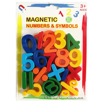 26pcs Magnetic Learning Alphabet Letters ? Plastic Refrigerator Stickers for Toddlers | Educational Toys for Spelling and Counting