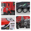 50CM Full Function 2.4GHz RC Container Truck - Remote Control Rally Vehicle with Lights