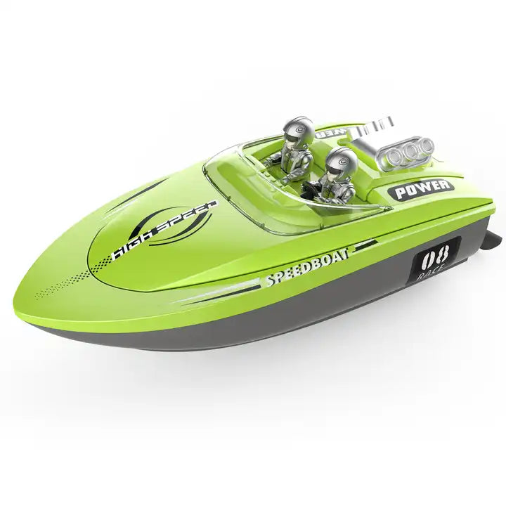 High-Speed Remote Control Racing Boat - 2.4GHz Waterproof RC Yacht