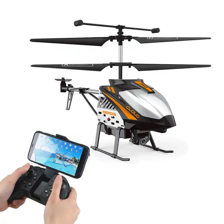 2.4G 4 Channels Flying Camera Aircraft Toy - Remote Control RC Airplane Helicopter with 720p Camera WIFI