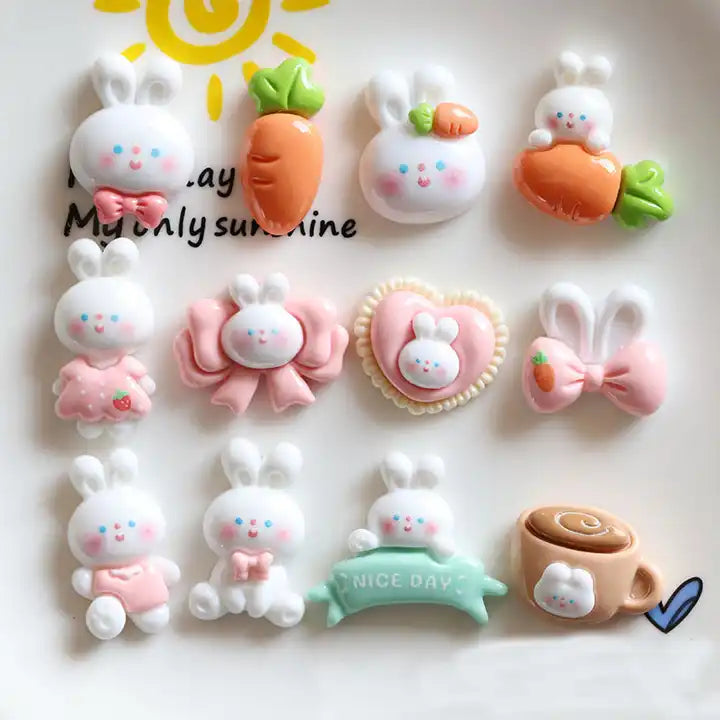 Small Cute Rabbit Fruit Mini Bottle Astronaut Fridge Magnets 3D Food Magnets Customised Resin Fridge Magnets