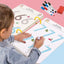 Children's Tracing Books Workbook Set ? Kindergarten Erasable Exercises & Puzzle Educational Toys for Pen Control Training