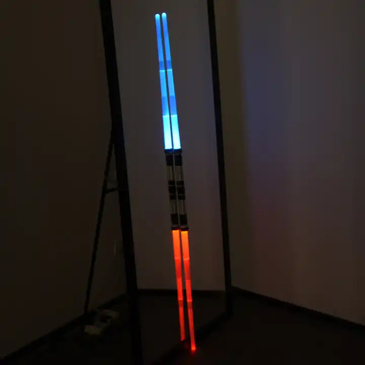 BB Light-Up Pixel Sword ? LED Flashing Lightsaber Toy for Kids with Mosaic Pixel Design