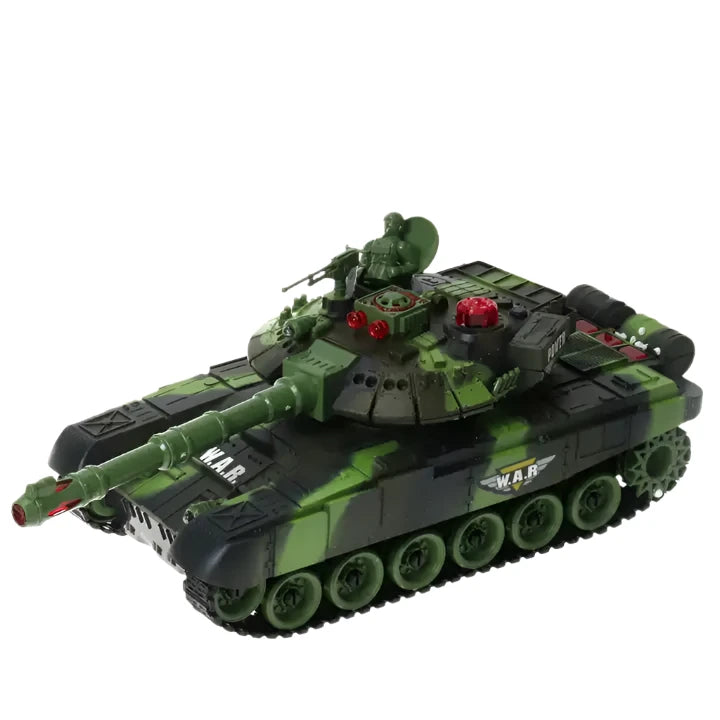 Remote Control Military Tank Toy - 4 CH RC Tanks for Kids - 2 Assorted Styles