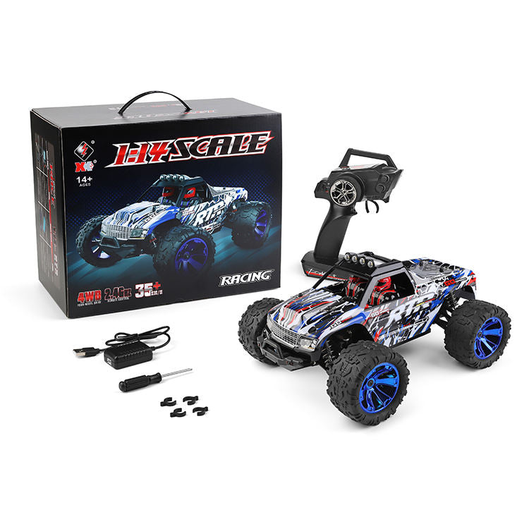 Wltoys 144018 1/14 4WD Electric RC Monster Truck – 2.4G Rock Crawler 4x4