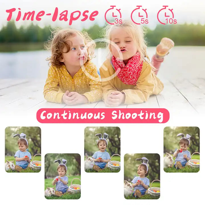 IPX67 Waterproof Kids Mini Camera - Instant Print Toys Digital Instant Print Camera