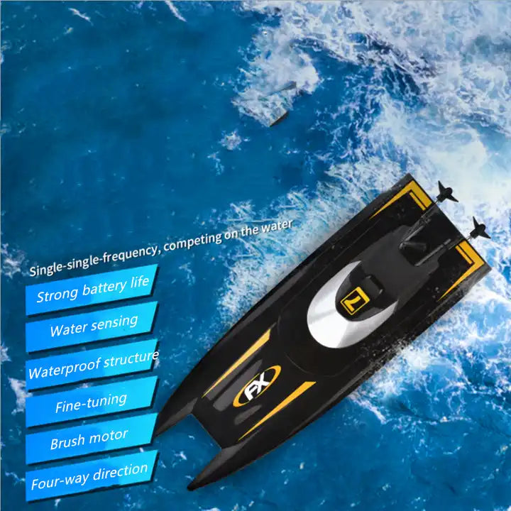 VOLANTEXRC High-Speed RC Boat for Pools and Lakes - 2.4GHz Adventure Racing Boat for Kids and Adults