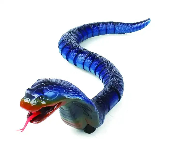 Realistic Remote Control Snake Toy - Simulation RC Slithering Snake with Fidget Function for Kids Ages 6-12 (Colour May Vary)