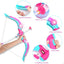 Outdoor and Indoor Hunting Game Plastic Bow and Arrow Toys | Archery Set with LED Lights & 3 Suction Cup Arrows for Kids