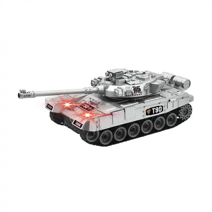 1:24 Scale 5CH Remote Control Tank - Toy with Light and Sound