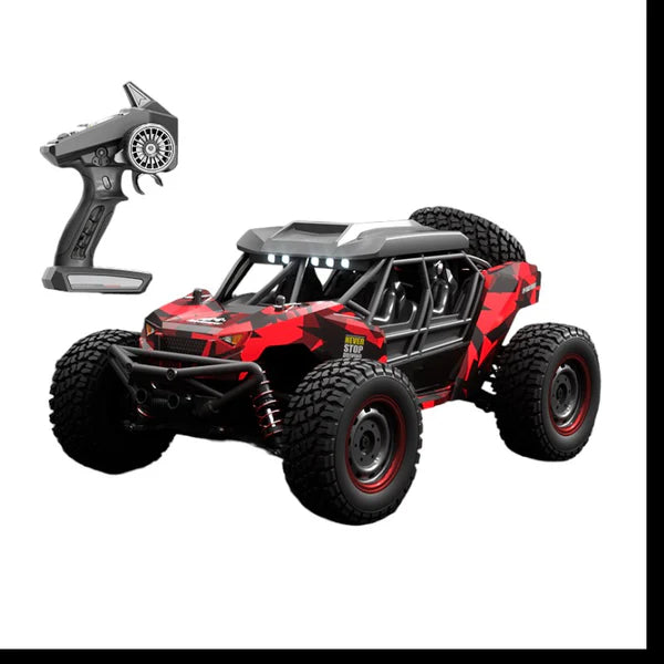 RC Car With LED, Remote Control Off-road Cars, 16106 1:16 50KM/H 4WD, High Speed Drift Monster, RC Truck for Kids vs Wltoys 144001 Toys