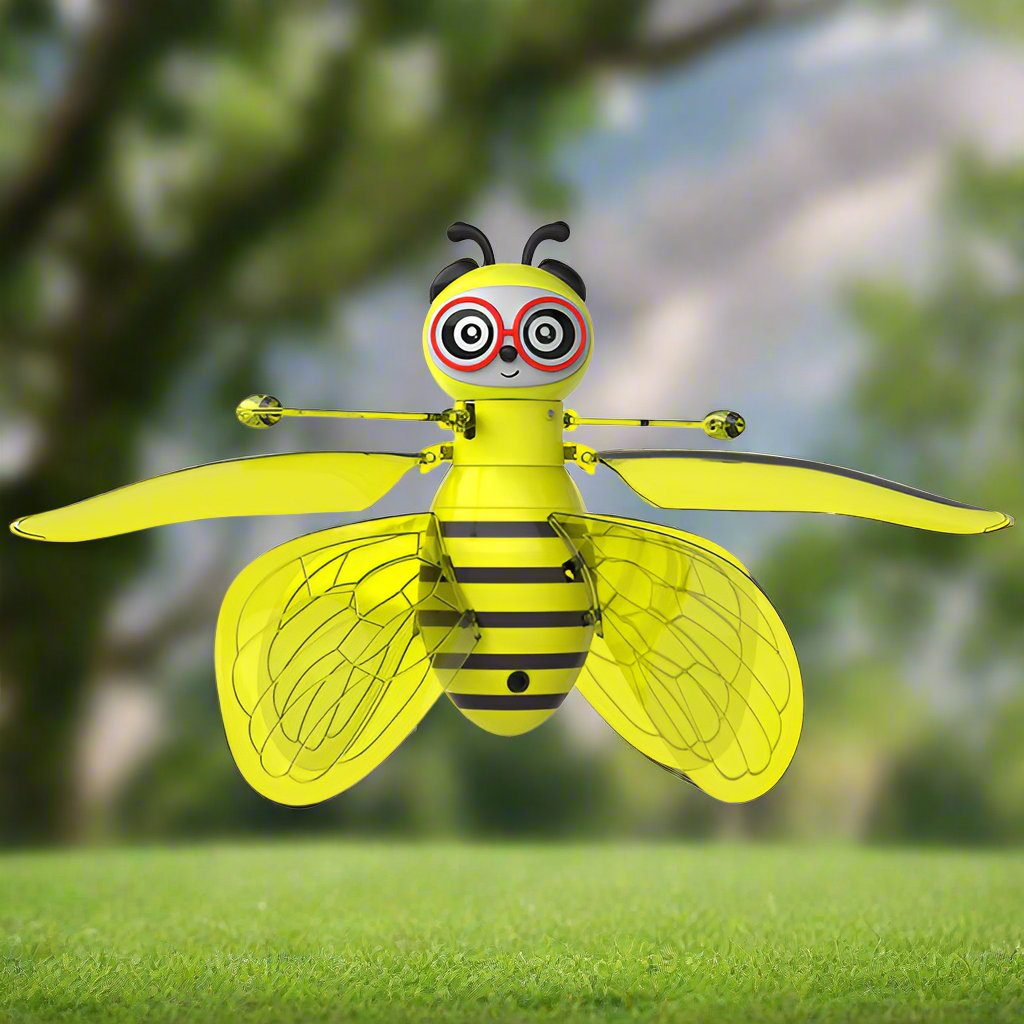 Mini Drone Induction by Hand ,Bee UFO Toys for Kids, Interactive Hand-Controlled Bee Drone with Smart Sensors and 360ø Rotating Flight for Indoor and Outdoor Fun