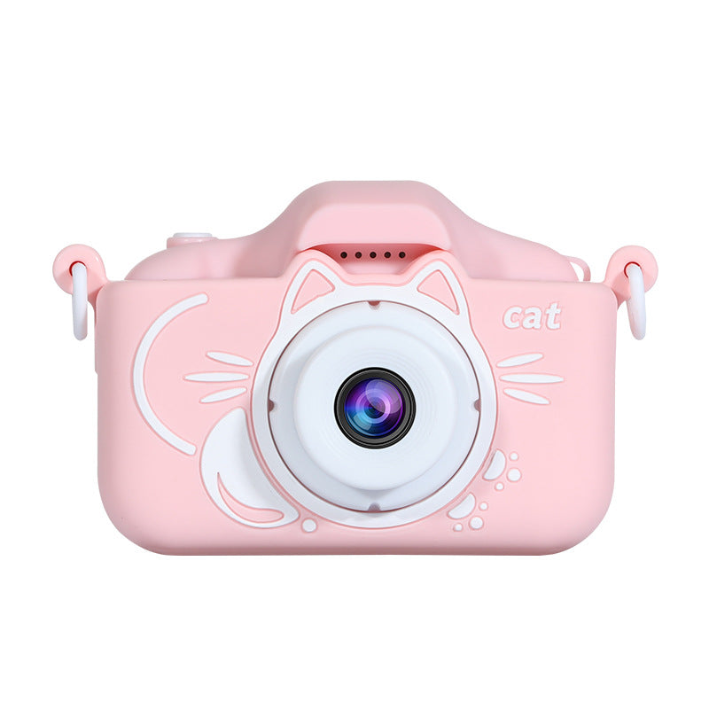 Kids Camera Toys for 3-8 Year Old Girls Boys,Children Digital Video Camcorder Camera with Cartoon Soft Silicone Cover, Best Chritmas Birthday Festival Gift for Kids - 32G SD Card Included - Toyigo