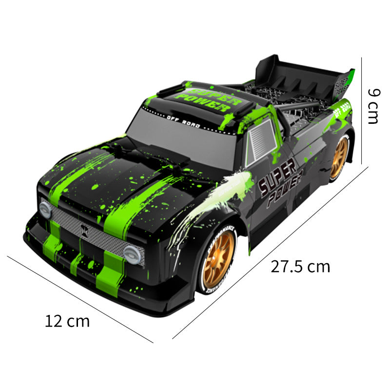 RC High Speed Racing Drifting Car, 1:16 Remote Control Drift Cars for Adults, 2.4Ghz Proportional Throttle and Steering Control Fast RC Hobby Grade Race Truck with Headlights for Kids Adults