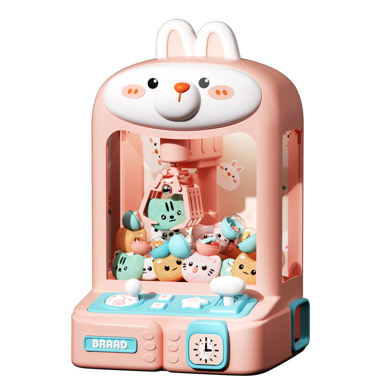 Bunny Claw Machine for Kids,Light & Sound Toy Electric Claw Machine,Toys for Girls with Mini Plush Toys Adjustable Sounds and Music Handheld Games party birthday toys gifts for girls - Toyigo