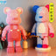 DIY Cartoon Mini Love Violent Bearbrick Model - Fluorescent 3D Animal Building Blocks with Drawer for Home & Office Decor