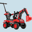 Kids Ride-On Excavator Tractor with Battery Option - Electric Construction Toy Car