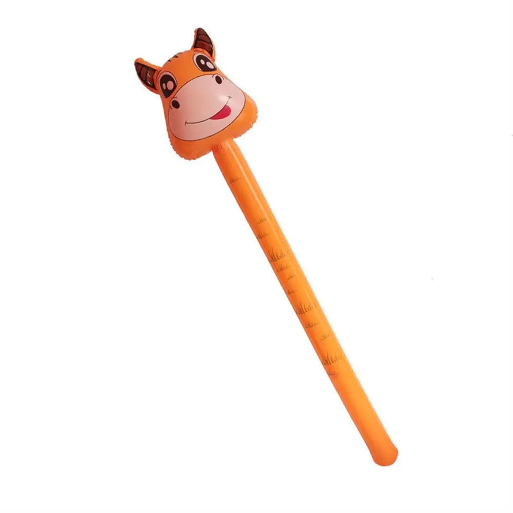 Inflatable Animals Sticks, Jungle Safari Inflatable Toys, Inflatable Hammer Sticks, 11 Pcs Inflatable Animals Sticks, Cartoon Blow Up Inflatable Hammer Sticks - Toyigo